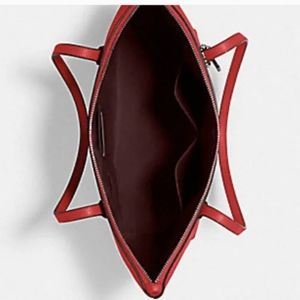 Coach red bag medium